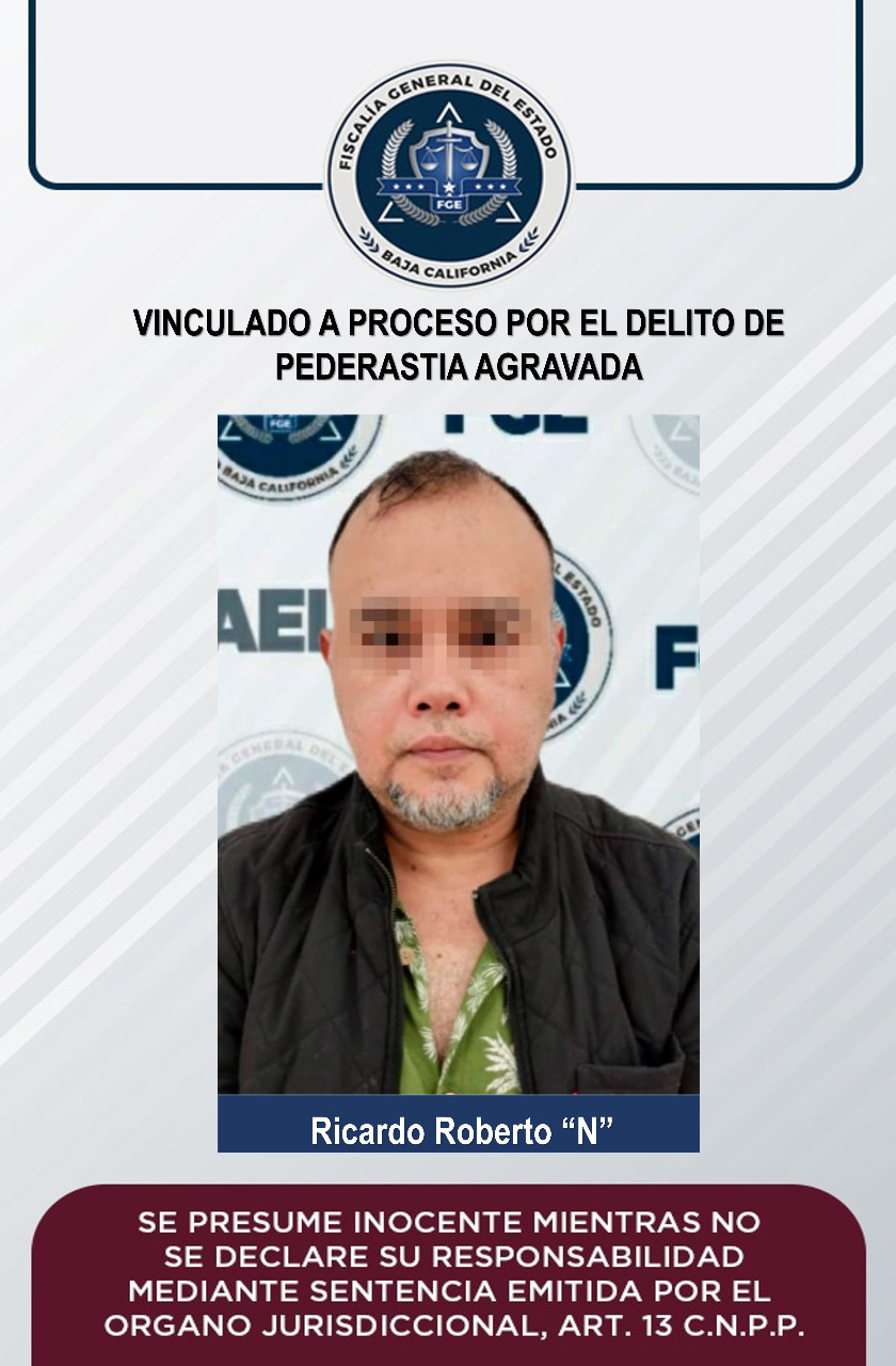 FGE VINCULA A PROCESO A MAESTRO INVESTIGADO POR PEDERASTIA AGRAVADA