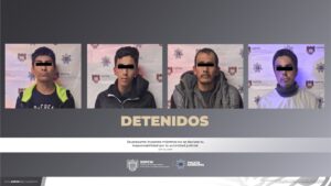 POLICÍA MUNICIPAL DECOMISA ARMAS, DROGAS Y CAPTURA A CUATRO SUJETOS   