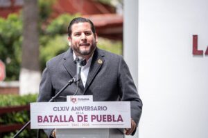  Preside Ismael Burgueño acto cívico conmemorativo a la Batalla de Puebla