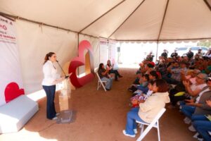  ATIENDE GOBIERNO DE MARINA DEL PILAR A COMUNIDADES PRIORITARIAS CON ALCANTARILLADO COMO PARTE DE LA ESTRATEGIA CORAZONES   