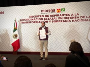  SE REGISTRA ISMAEL BURGUEÑO RUIZ EN EL PROCESO INTERNO DE MORENA A LA COORDINACIÓN ESTATAL DE LA DEFENSA DE LA TRANSFORMACIÓN EN BAJA CALIFORNIA   