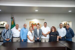  Encabeza alcalde Abdiel Gutiérrez reunión con la Agrupación de Jubilados y Pensionados del Sindicato de Burócratas Sección Tijuana   