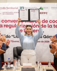  AVANZA GOBIERNO DE MÉXICO Y BAJA CALIFORNIA EN JUSTICIA SOCIAL DEL EJIDO ROJO GÓMEZ CON CONVENIO DE REGULARIZACIÓN DE TIERRAS   
